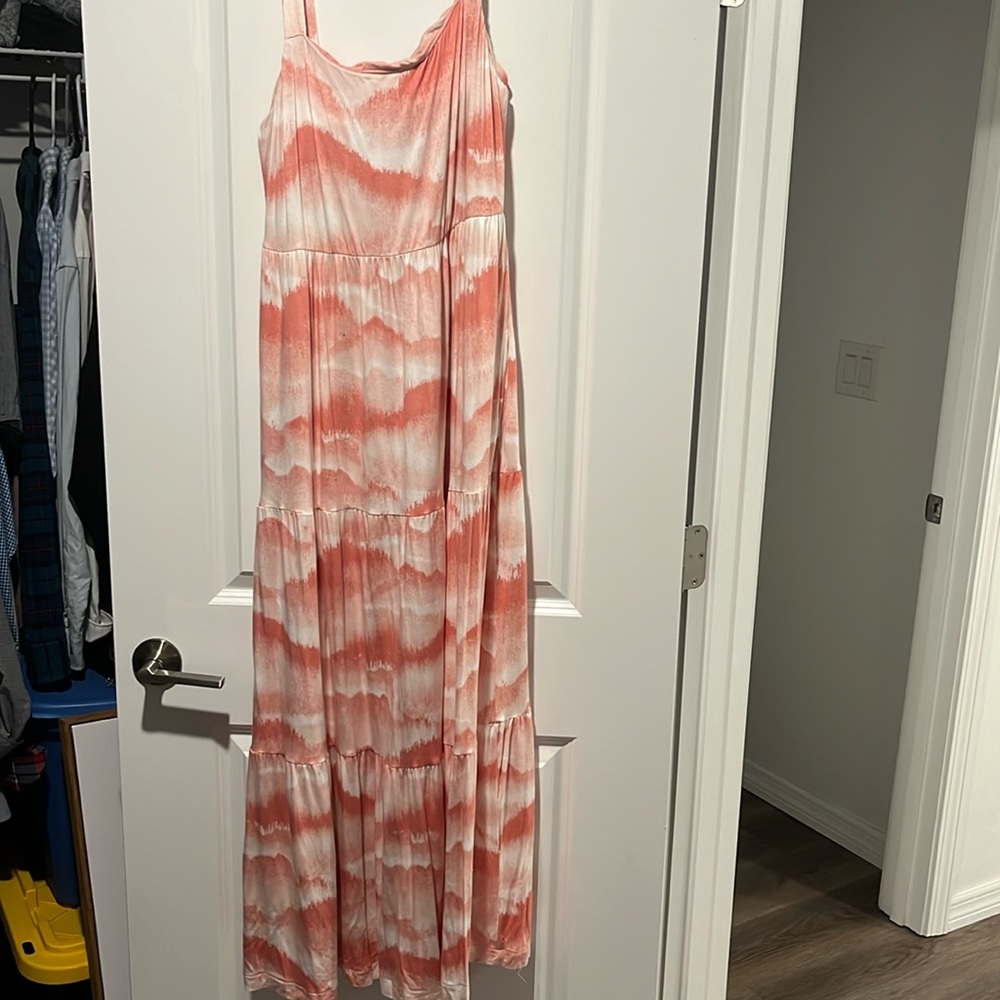 Soft Jersey Trapeze Maxi Bra Dress.